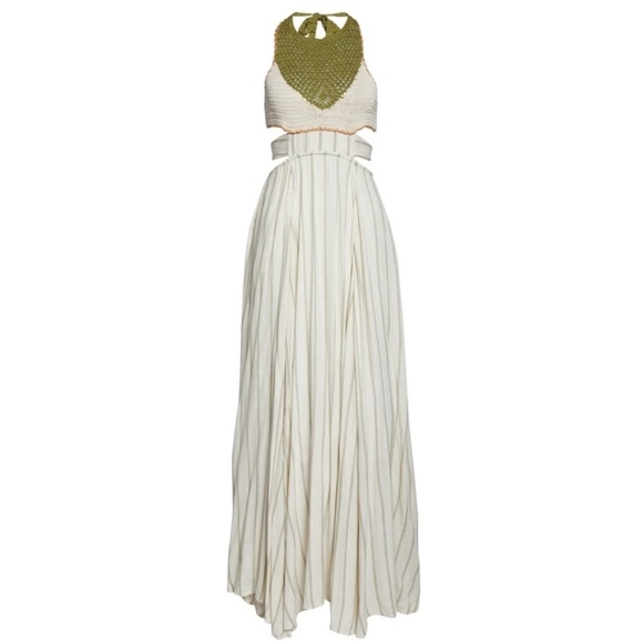 Free People Athena Goddess Gown Size Medium - Picture 6 of 13